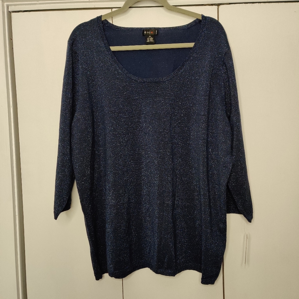 Evie top in size 3x, new with tags Silk blend